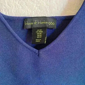 House of Harlow 1960 Revolve knit tank top navy blue Women size medium